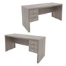 Mesa para Escritório 155cm com 3 Gavetas Reversível ME4113 - 6