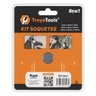 Kit Soquetes Troya Tools 9 em 1 Jogo com 9 Peças de 5mm a 13mm para Parafusadeira e Manutenção - 3