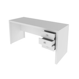Mesa para Escritório 155cm com 3 Gavetas Reversível ME4113 - 6