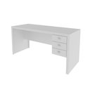 Ver imagem 5 de Escrivaninha Mesa Escritório 155cm com 3 Gavetas Reversível ME4113