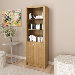 Armário Alto para Escritório 171,5x60cm com 2 Portas e 5 Prateleiras ME4110 - 2