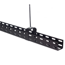 Ver imagem 1 de Eletrocalha Perfurada Tipo U 50x50x3000mm #24 Cor Preta Seb Brasil