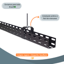 Ver imagem 4 de Eletrocalha Perfurada Tipo U 50x50x3000mm #24 Cor Preta Seb Brasil