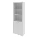 Ver imagem 5 de Armário Alto para Escritório 171,5x60cm com 2 Portas e 5 Prateleiras ME4110 Branco