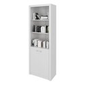 Ver imagem 3 de Armário Alto para Escritório 171,5x60cm com 2 Portas e 5 Prateleiras ME4110 Branco