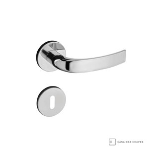 Fechadura Pado Concept 407 Cromado Canto Redondo 40mm Interna Gorja
