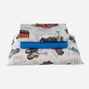 Ver imagem 1 de Jogo de Cama Lençol Fantasy Carros Solteiro 03 Peças 100% Algodão Infantil Infantil - Azul