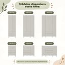 Ver mais imagens de Quarto de Bebê Completo com Berço Americano 3 em 1 p/Colchão 130x70cm Flor Multimóveis MP4937