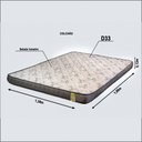 Ver imagem 3 de Colchão Casal Apolospuma De Espuma D-33 Dreemy 138x188x12cm Grafite Com Branco ApoloSpuma