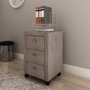 Ver imagem 1 de Gaveteiro 38,5x60,5cm com 3 Gavetas e Rodízio ME4108