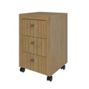 Ver imagem 5 de Gaveteiro 38,5x60,5cm com 3 Gavetas e Rodízio ME4108