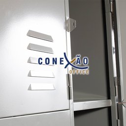 Armário Roupeiro De Aço Vestiário Academia 12 Portas Locker Cinza - 9