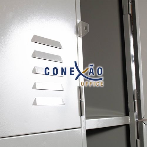 Armário Roupeiro De Aço Vestiário Academia 12 Portas Locker Cinza - 18