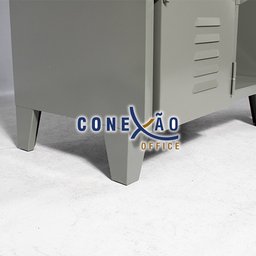 Armário Roupeiro De Aço Vestiário Academia 12 Portas Locker Cinza - 8