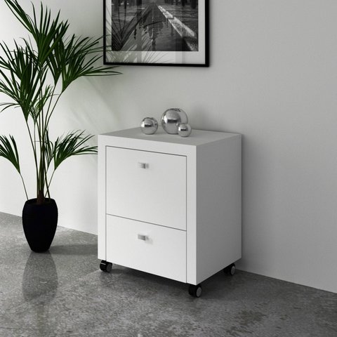 Gaveteiro 2 Gavetas com 1 Gaveta para Pasta Suspensa Me4112 