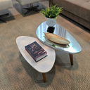Ver imagem 3 de Conjunto de Mesa de Centro Paris Mirror White