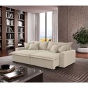 Ver imagem 1 de Sofá Montreal Linho 02 Módulos de 100m B25cm Meu Sofá Online A302 Linho Branco