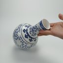 Ver imagem 5 de Vaso Redondo Decorativo Enfeite Bone China Home&co 23x15x15cm Azul