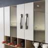 Cozinha Completa Compacta 4 Peças 9 Portas 1 Gaveta 3 Prateleiras MDP Marrom Madeira Off White - 10
