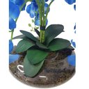 Ver imagem 3 de Arranjo montado com 4 orquídeas flor artificial Blue