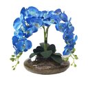 Ver imagem 1 de Arranjo montado com 4 orquídeas flor artificial Blue