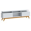 Ver imagem 1 de Rack Bancada Classic 2 Gavetas com Nicho 1.8 Branco Acetinado - Imcal