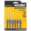 Ver imagem 2 de Jogo Brocas C/ Escariador 7/64'' À 1/4'' 8 Pçs Vonder