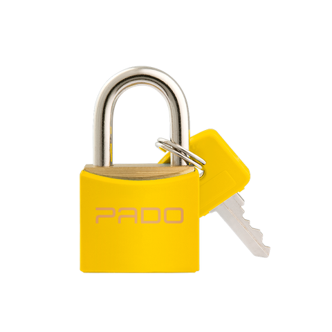Cadeado Pado Cores Sm Lt 40mm Capa - Amarelo