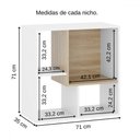 Ver imagem 4 de Nicho Organizador Sonho 16 Prateleiras Branco/aveiro - Movelbras