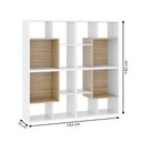 Ver imagem 3 de Nicho Organizador Sonho 16 Prateleiras Branco/aveiro - Movelbras