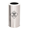 Lixeira Coleta Seletiva Aro 50l de Aço Inox: Amarelo - 5