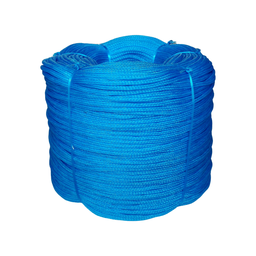 Corda Trançada Pe Virgem S/alma C/aprox. 122 Metros - Azul 18mm - 1