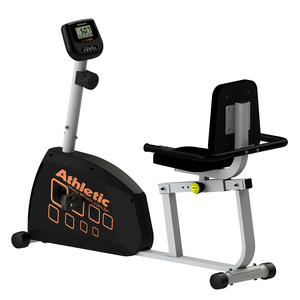 Bicicleta Horizontal Athletic Clbh 10 8 Níveis Magnéticos Suporta 150kg Pedal Suave Banco Amplo