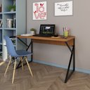 Ver imagem 1 de Mesa de Escritório Industrial 120cm Tampo em MDF Base Metal Noronha - Straub Web