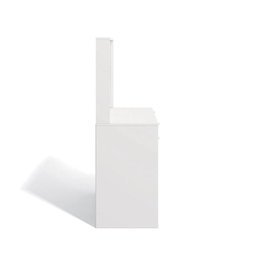 Penteadeira 1 Porta E 5 Gavetas Branco Brilho - 2