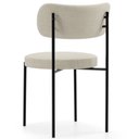 Ver imagem 7 de Cadeira Decorativa Estofada para Sala de Jantar Louise L02 Linho Champagne - Lyam Decor
