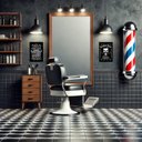 Ver imagem 2 de Kit 2 Placas Mdf Quadro Decoração Barbearia Studio 28,7x22cm