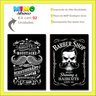 Kit 2 Placas Mdf Quadro Decoração Barbearia Studio 28,7x22cm - 4