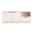 Ver imagem 2 de Rack para TV até 55 Polegadas 2 Portas 1 Gaveta 100% MDF 140cm Modular Bege
