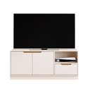 Ver imagem 5 de Rack para TV até 55 Polegadas 2 Portas 1 Gaveta 100% MDF 140cm Modular Bege