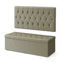 Ver imagem 2 de Kit Painel Centaurus 140 e Calçadeira Sagitarius Veludo Aradecor