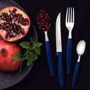 Ver imagem 4 de Jogo de Talheres 24 Peças Tramontina Ipanema 23399191 Azul