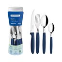 Ver imagem 1 de Jogo de Talheres 24 Peças Tramontina Ipanema 23399191 Azul