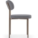 Ver imagem 6 de Cadeira Decorativa Sala de Jantar Melina Base Arena L02 Suede Cinza - Lyam Decor