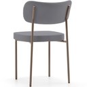 Ver imagem 7 de Cadeira Decorativa Sala de Jantar Melina Base Arena L02 Suede Cinza - Lyam Decor