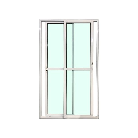 Porta Balcão 2 Folhas Vidro 210x120 Linha 25