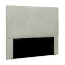 Ver imagem 1 de Cabeceira Cama Box Queen Aquilla 160Cm Veludo Branco Navajo