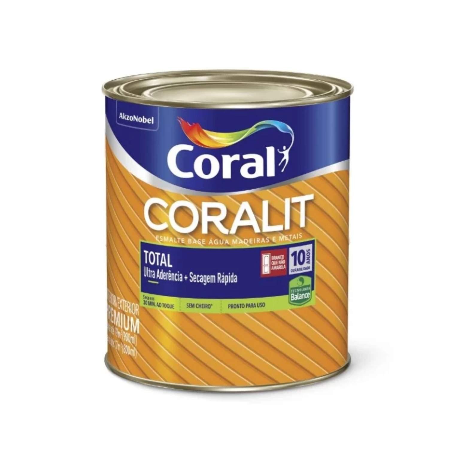 Coral Coralit Sr Total Balance Base Agua Acetinado Base P 3,2l Esmalte Sintetico Ultra Aderente Seca