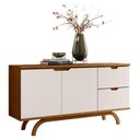 Ver imagem 4 de Cristaleira e Aparador Buffet Vicenza Ype Off White – New Ceval