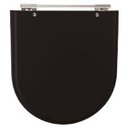 Ver imagem 1 de ASSENTO SANITÁRIO CALYPSO PRETO TAMPA P/ VASO INCEPA MADEIRA LAQUEADA